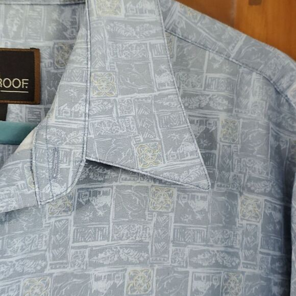 Mens, fabulous short sleeves shirt by Weatherproof. Blue design‎ size XL.… - Picture 3 of 11